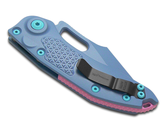 Microtech Knives, LLC™ Stitch Auto 169-3SIS Lavender Cerakote 7075-T6 Aluminum M390MK Stainless Steel Pocket Knife