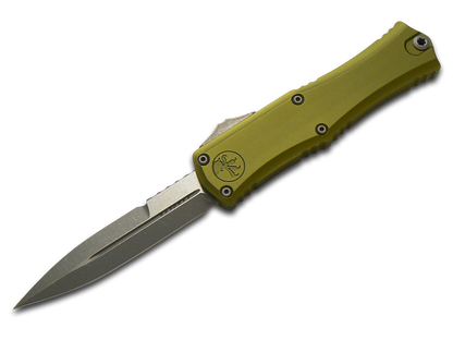 Microtech Knives, LLC™ Hera II Mini OTF 1701M-10APOD OD Green Aluminum M390MK Stainless Steel Pocket Knife