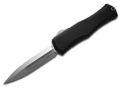 Microtech Knives, LLC™ Hera II OTF 1702-10 Black Aluminum M390MK Stainless Steel Pocket Knife