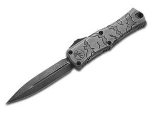 Microtech Knives, LLC™ Hera 2 Mini D/E OTF 1702M-1BMHWBAS Brushed Metal 7075-T6 Aluminum M390MK Stainless Steel Pocket Knife