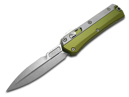 Microtech Knives, LLC™ Glykon S/E OTF 184-10OD OD Green 7075-T6 Aluminum M390MK Stainless Steel Pocket Knife