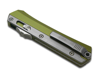 Microtech Knives, LLC™ Glykon S/E OTF 184-10OD OD Green 7075-T6 Aluminum M390MK Stainless Steel Pocket Knife