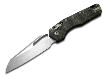 Microtech Knives, LLC™ MSI Crossbar Lock 210T-10 APPMTSC Tiger Stipe Camo Polymer M390MK Stainless Steel Pocket Knife