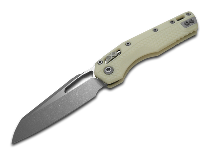 Microtech Knives, LLC™ MSI Crossbar Lock 210T-10APPMWH White Polymer M390MK Stainless Steel Pocket Knife