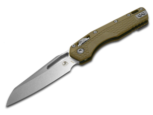 Microtech Knives, LLC™ MSI Crossbar Lock 210T-1PMDE Dark Earth Polymer M390MK Stainless Steel Pocket Knife
