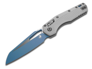 Microtech Knives, LLC™ MSI Crossbar Lock 210T-1PMCWH-Y7 White Polymer M390MK Stainless Steel Pocket Knife