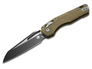 Microtech Knives, LLC™ MSI Crossbar Lock 210T-10PMDE Dark Earth Polymer M390MK Stainless Steel Pocket Knife