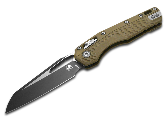 Microtech Knives, LLC™ MSI Crossbar Lock 210T-10PMDE Dark Earth Polymer M390MK Stainless Steel Pocket Knife