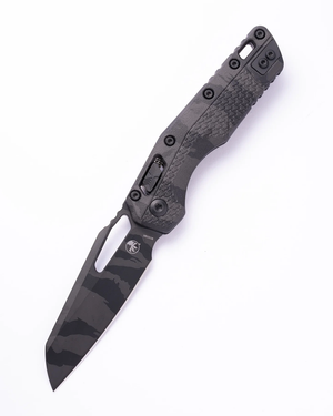 Microtech Knives, LLC™ MSI Crossbar Lock 210T-1PMMTC-X8Z4 Midnight Tiger Camo Polymer Bohler M390MK Stainless Steel Pocket Knife