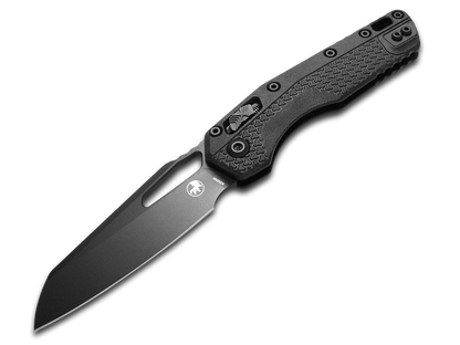 Microtech Knives, LLC™ MSI Crossbar Lock 210T-1TPM Black Polymer M390MK Stainless Steel Pocket Knife