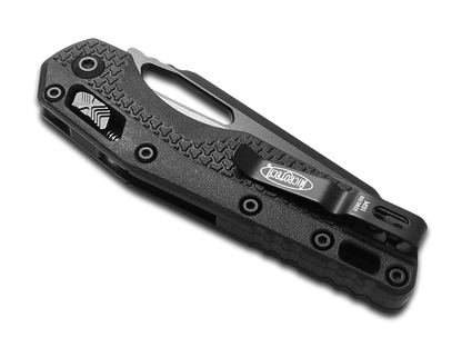 Microtech Knives, LLC™ MSI Crossbar Lock 210T-1TPM Black Polymer M390MK Stainless Steel Pocket Knife