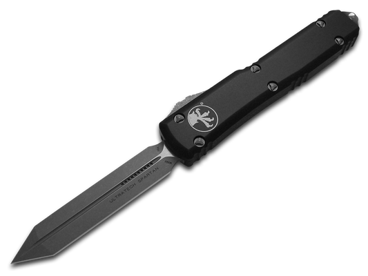 Microtech Knives, LLC™ Ultratech Spartan OTF 223-10AP Black Aluminum M390 Stainless Steel Pocket Knife