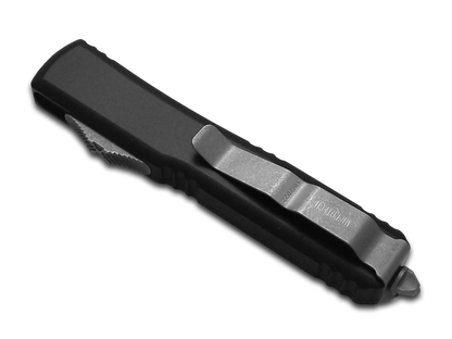 Microtech Knives, LLC™ Ultratech Spartan OTF 223-10AP Black Aluminum M390 Stainless Steel Pocket Knife