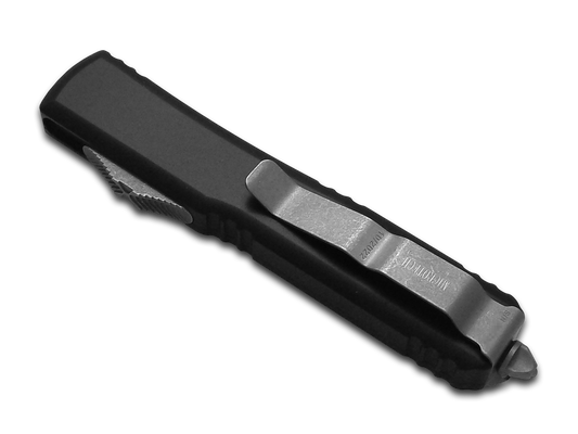 Microtech Knives, LLC™ Ultratech Spartan OTF 223-10AP Black Aluminum M390 Stainless Steel Pocket Knife