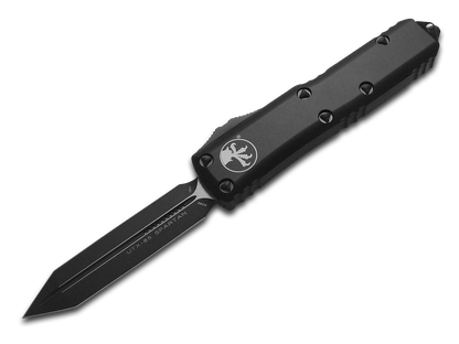Microtech Knives, LLC™ UTX-85 D/E OTF 230-1 T Black Aluminum Bohler M390 Stainless Steel Pocket Knife
