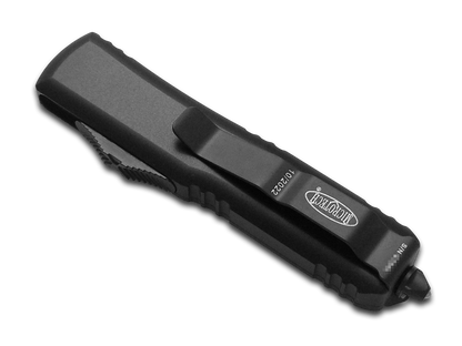 Microtech Knives, LLC™ UTX-85 D/E OTF 230-1 T Black Aluminum Bohler M390 Stainless Steel Pocket Knife
