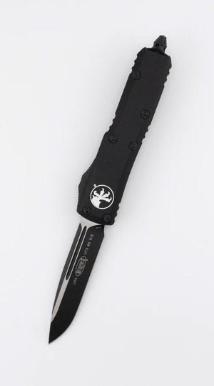 Microtech Knives, LLC™ UTX-85 S/E OTF 231-1 T Black 6061-T6 Aluminum M390 Stainless Steel Pocket Knife