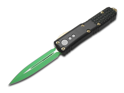 Microtech Knives, LLC™ UTX-85 OTF 232-1JM Black 6061-T6 Aluminum Premium Stainless Steel Pocket Knife