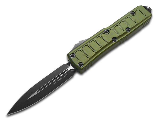 Microtech Knives, LLC™ UTX-85 D/E OTF 232II-1 ODS OD Green 6061-T6 Aluminum M390 Stainless Steel Pocket Knife