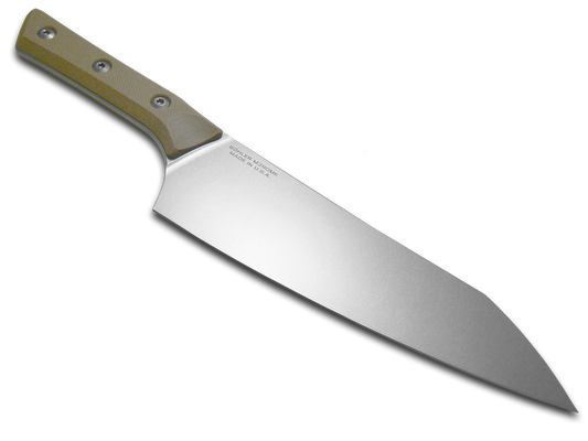 Microtech Knives, LLC™ Chef's Kitchen Knife 3000-10CE Coyote Tan G10 M390MK Stainless Steel Knife