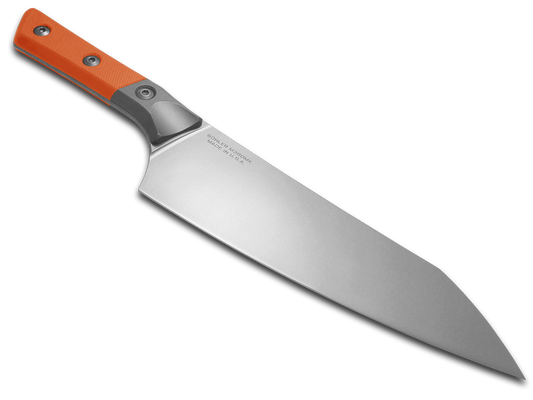 Microtech Knives, LLC™ Chef's Kitchen Knife 3000B-10EM Ember G10 M390MK Stainless Steel Knife