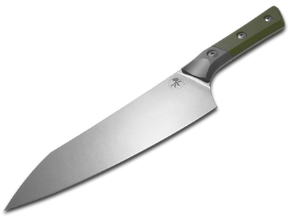 Microtech Knives, LLC™ Chef's Kitchen Knife 3000B-10OD OD Green G10 M390MK Stainless Steel Knife