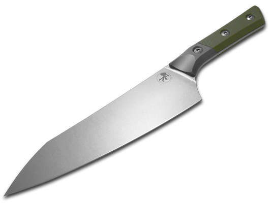 Microtech Knives, LLC™ Chef's Kitchen Knife 3000B-10OD OD Green G10 M390MK Stainless Steel Knife