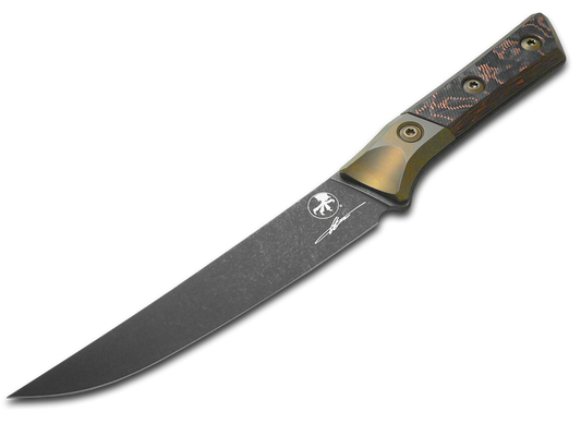 Microtech Knives, LLC™ Boning Kitchen Knife 3100B-1DLCLWCFS Livewire Carbon Fiber M390MK Stainless Steel Knife