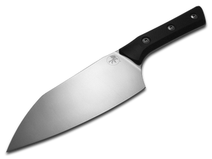 Microtech Knives, LLC™ Large Santoku Kitchen Knife 3200-10BK Black G10 M390MK Stainless Steel Knife