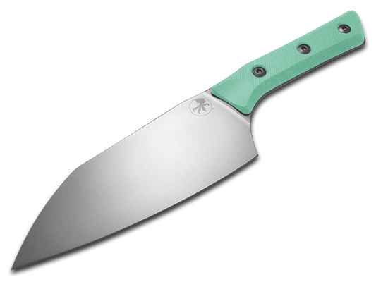 Microtech Knives, LLC™ Large Santoku Kitchen Knife 3200-10CA Caribbean Blue G10 M390MK Stainless Steel Knife
