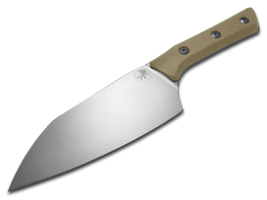 Microtech Knives, LLC™ Large Santoku Kitchen Knife 3200-10CE Coyote Tan G10 M390MK Stainless Steel Knife