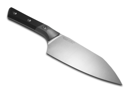 Microtech Knives, LLC™ Large Santoku Kitchen Knife 3200B-10BK Black G10 M390MK Stainless Steel Knife