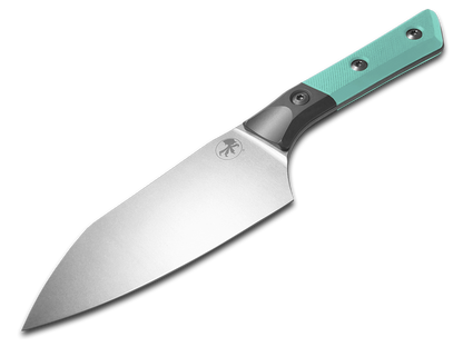 Microtech Knives, LLC™ Large Santoku Kitchen Knife 3200B-10CA Caribbean Blue G10 M390MK Stainless Steel Knife