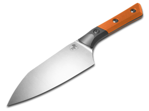 Microtech Knives, LLC™ Large Santoku Kitchen Knife 3200B-10EM Ember G10 M390MK Stainless Steel Knife