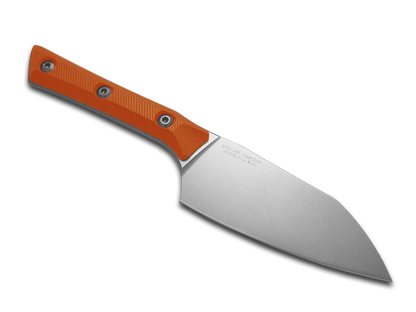 Microtech Knives, LLC™ Small Santoku Kitchen Knife 3300-10EM Ember G10 M390MK Stainless Steel Knife