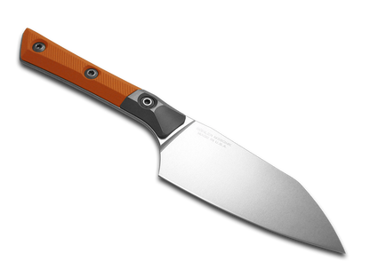 Microtech Knives, LLC™ Small Santoku Kitchen Knife 3300B-10EM Ember G10 M390MK Stainless Steel Knife