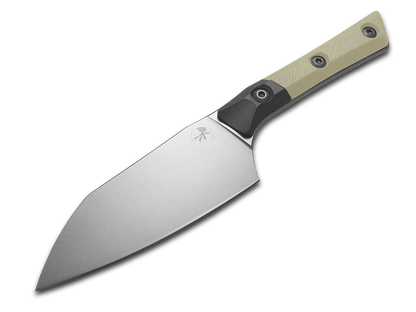 Microtech Knives, LLC™ Small Santoku Kitchen Knife 3300B-10IV Ivory G10 M390MK Stainless Steel Knife