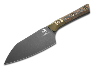 Microtech Knives, LLC™ Small Santoku Kitchen Knife 3300B-1DLCLWCFS Livewire Carbon Fiber M390MK Stainless Steel Knife