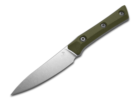Microtech Knives, LLC™ Paring Kitchen Knife 3500-10OD OD Green G10 M390MK Stainless Steel Knife