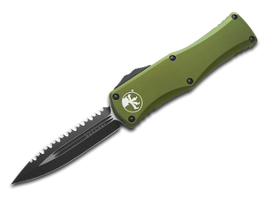Microtech Knives, LLC™ Hera D/E OTF 702-3 OD OD Green 6061-T6 Aluminum M390 Stainless Steel Pocket Knife