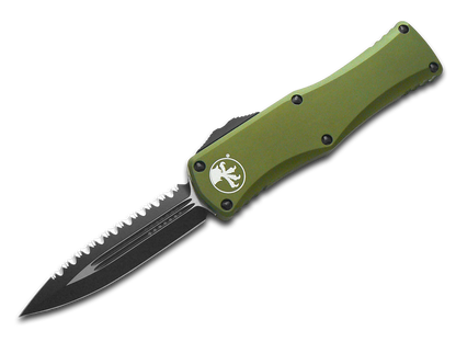 Microtech Knives, LLC™ Hera D/E OTF 702-3 OD OD Green 6061-T6 Aluminum M390 Stainless Steel Pocket Knife