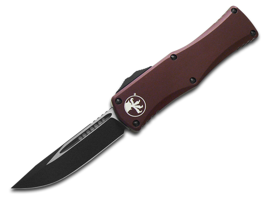 Microtech Knives, LLC™ Hera S/E OTF 703-1MR Merlot Red Aluminum Premium Stainless Steel Pocket Knife