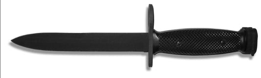 Ontario Knives™ M7 Bayonet Fixed Blade 8185 Black Polypropylene 1080 Carbon Steel Knife
