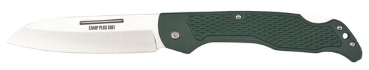 Ontario Knives™ Camp Plus Chef Lockback 4300 Green GFN Stainless Steel Pocket Knife