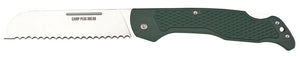 Ontario Knives™ Camp Plus Santoku Lockback 4305 Green GFN Stainless Steel Pocket Knife