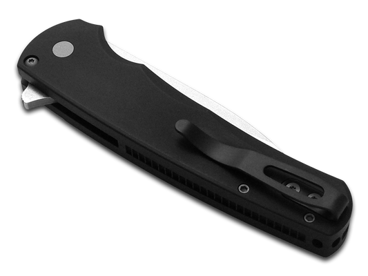 Pro-Tech Knives, LLC™ Malibu Button Lock 5301 Black 6061-T6 Aluminum Magnacut Stainless Steel Pocket Knife