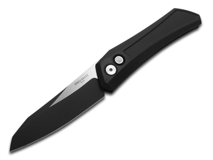Pro-Tech Knives, LLC™ Oligarch Auto DS103-LTD Black 6061-T6 Aluminum MagnaCut Stainless Steel Pocket Knife