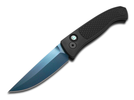 Pro-Tech Knives, LLC™ Brend Classic Auto WB1106-SB Black Anodized 6061-T6 Aluminum MagnaCut Stainless Steel Pocket Knife
