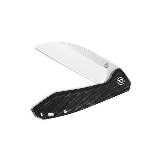 QSP Knives™ Pelican Liner Lock 118-D1 Black Micarta CPM S35VN Stainless Steel Pocket Knife