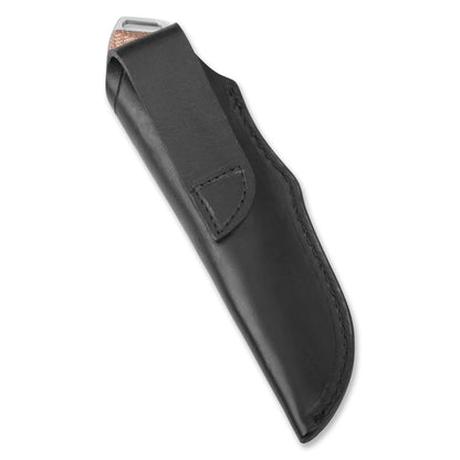 QSP Knives™ Workaholic Fixed Blade 124-A Brown Micarta Bohler N690 Stainless Steel Knife